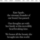 A screenshot from KateSpade.com on Tuesday afternoon.